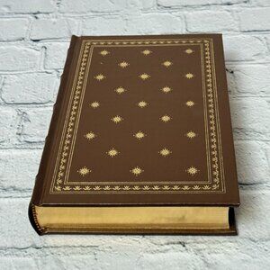 Stories by Guy de Maupassant Leather Bound Franklin Library 1983 Brown